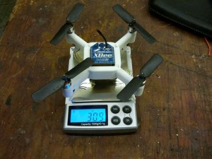 Chibicopter on scale